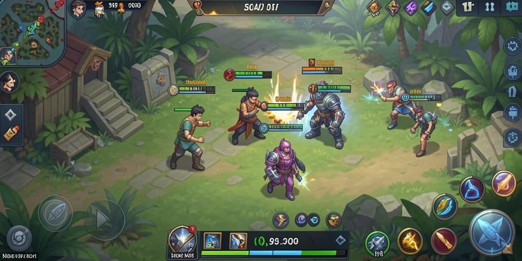 raja288 - Cuplikan gameplay yang menunjukkan aksi menegangkan.